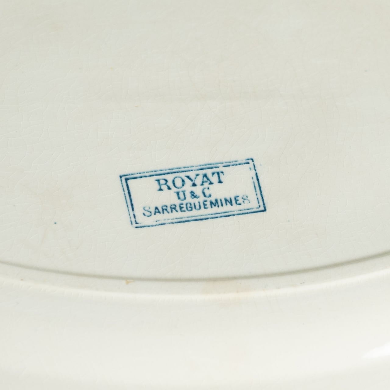 サルグミンヌ オーバル皿　Royat フランスアンティーク　ヴィンテージ 皿 SARREGUEMINES ROYAT Oval Plate / サルグミンヌ ロワイヤ