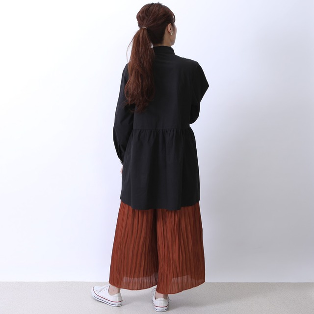 光沢 プリーツ スカーチョ E 5181 Select Levery セレクトリベリー