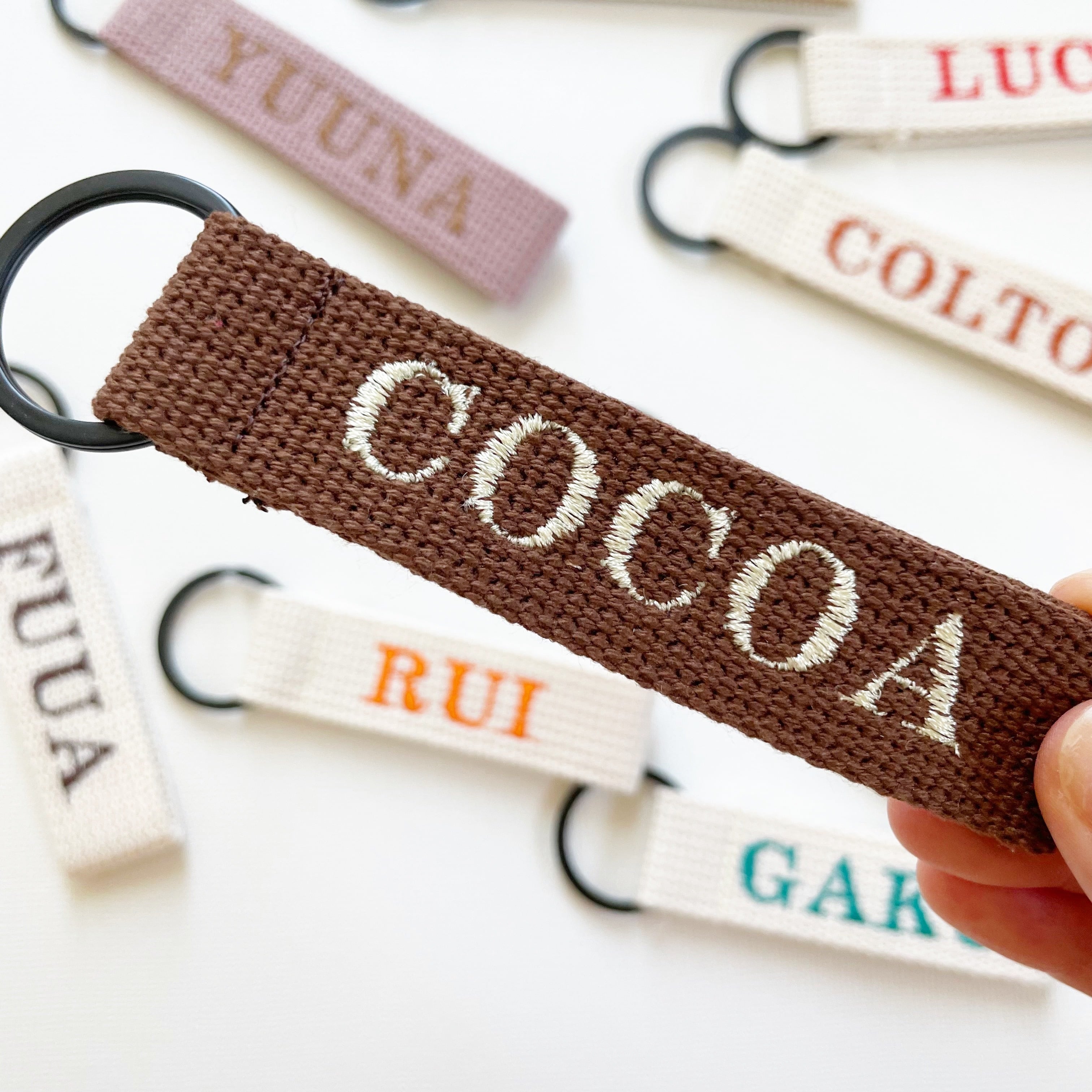 即納】刺繍♡名入れネームタグ | TAMSmuu