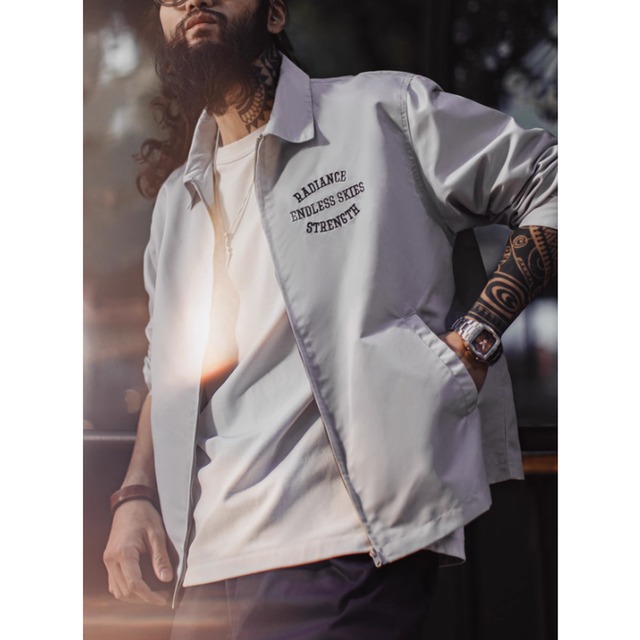 Embroidery Full-Zip Jacket【G1110】
