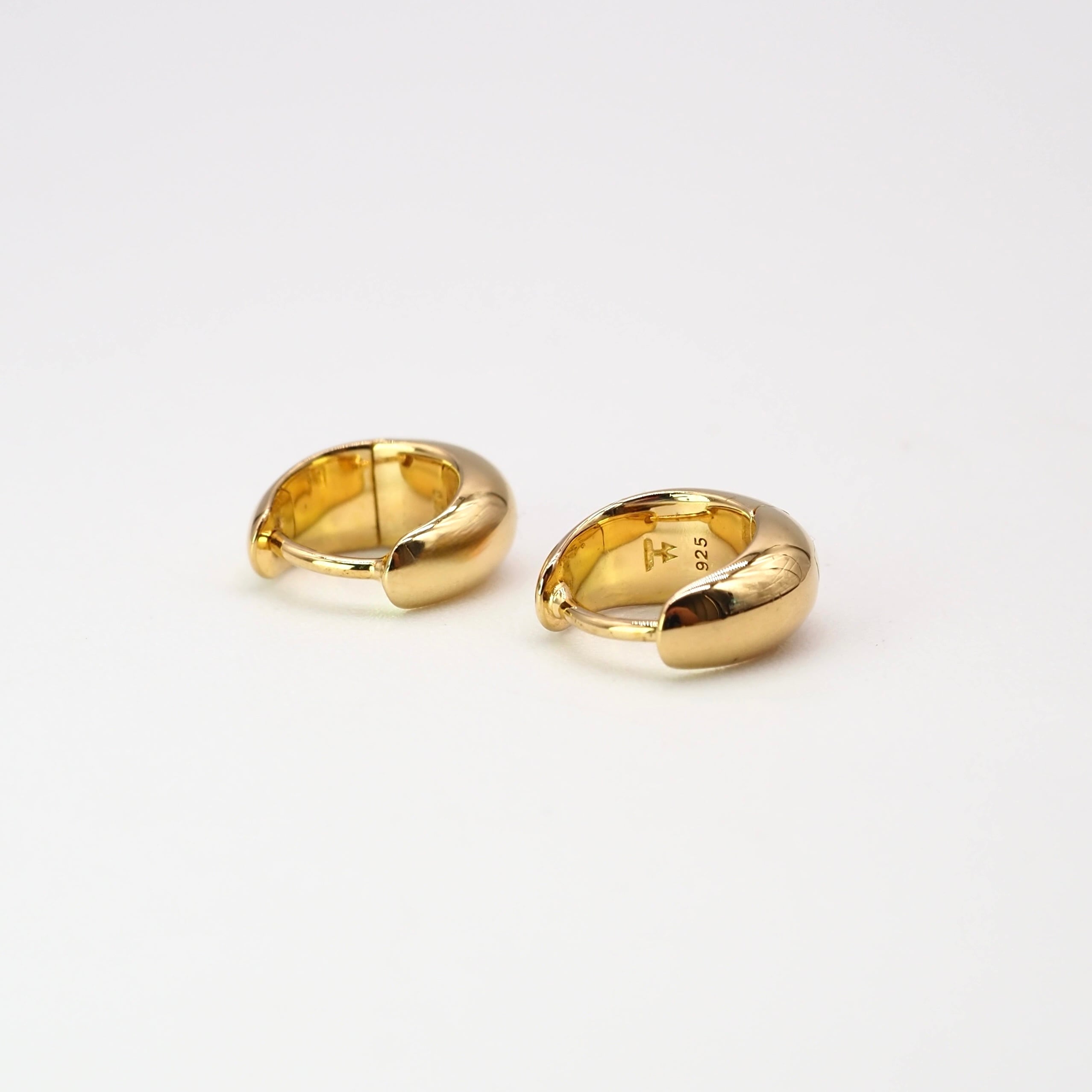 【現行品】TOM WOOD アイス ハギー ゴールド ピアス シルバー925 トムウッド