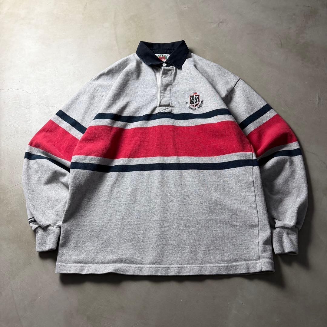 90s BARBARIAN rugger shirt