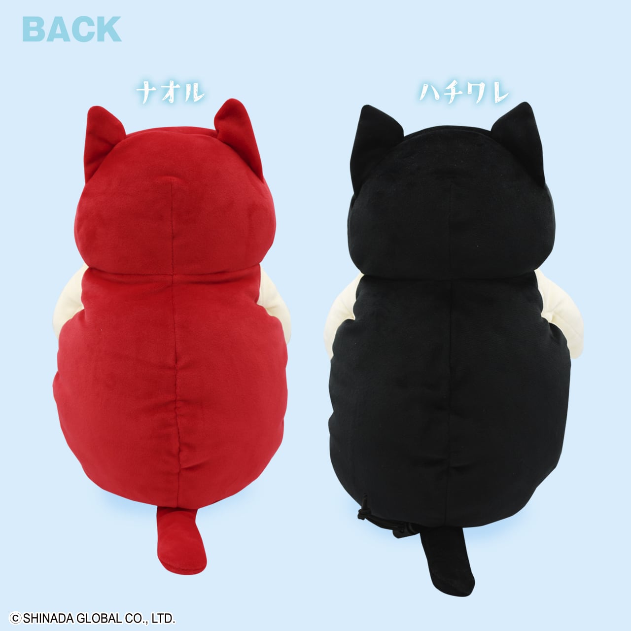 【購入特典マーカー付き】もちねこ  ゴルフヘッドカバー＆ハンドパペット（ナオル、ハチワレ）ドライバー用　460cc対応