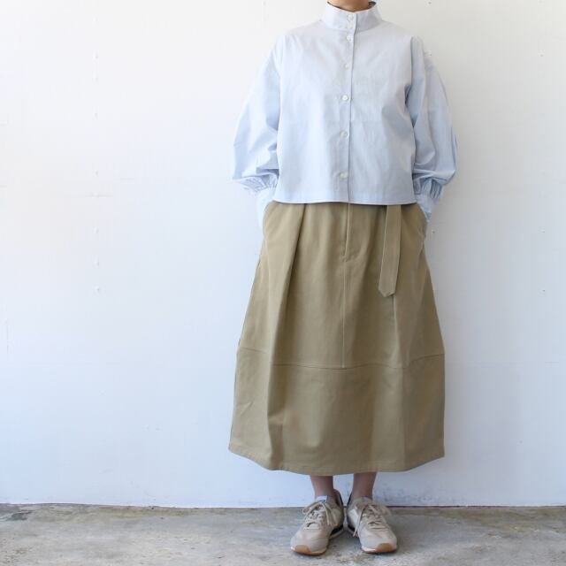 HAVERSACK ベルテッドコクーンスカート Belted Cocoon Skirt （Beige