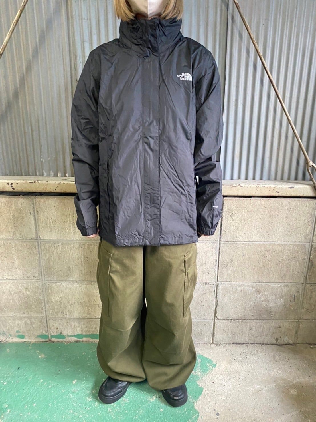 17年製 THE NORTH FACE ザ ノースフェイス DRYVENT ドライベント マウンテンパーカー レディースL 古着 ナイロンジャケット  ブラック 黒 フード収納型【アウトドアジャケット】【CS2212-20】【3anniv】 | cave 古着屋【公式】古着通販サイト