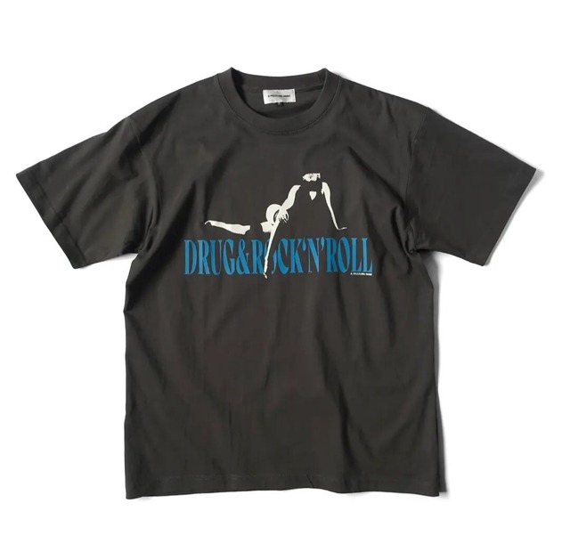 A PUZZLING HOME "SEX&DRUG&ROCK"N"ROLL TEE" Blue Print
