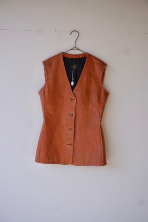 【monoya】A.P.C leather vest
