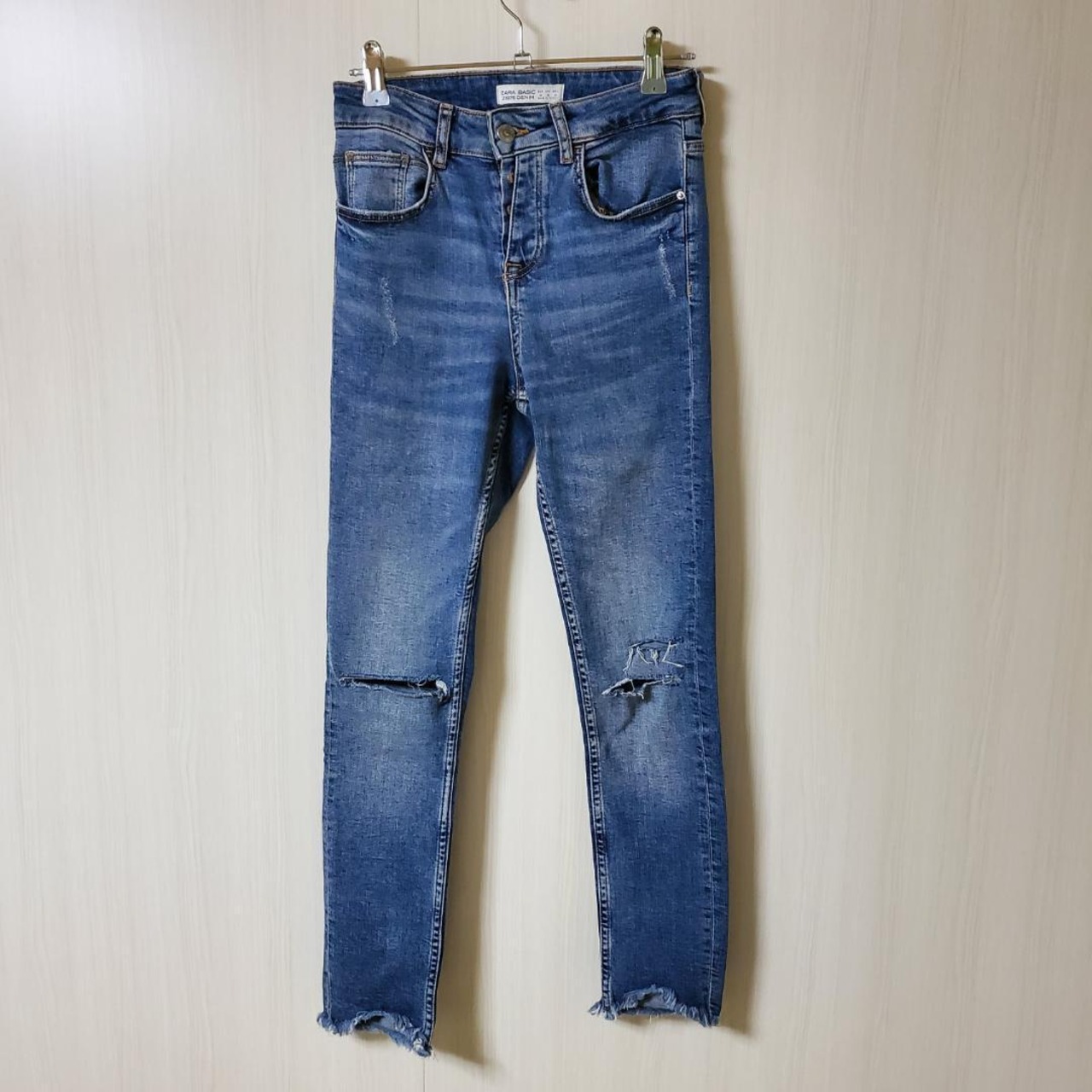 【USED】ZARA　ザラ　デニム　パンツ　カジュアル　34インチ