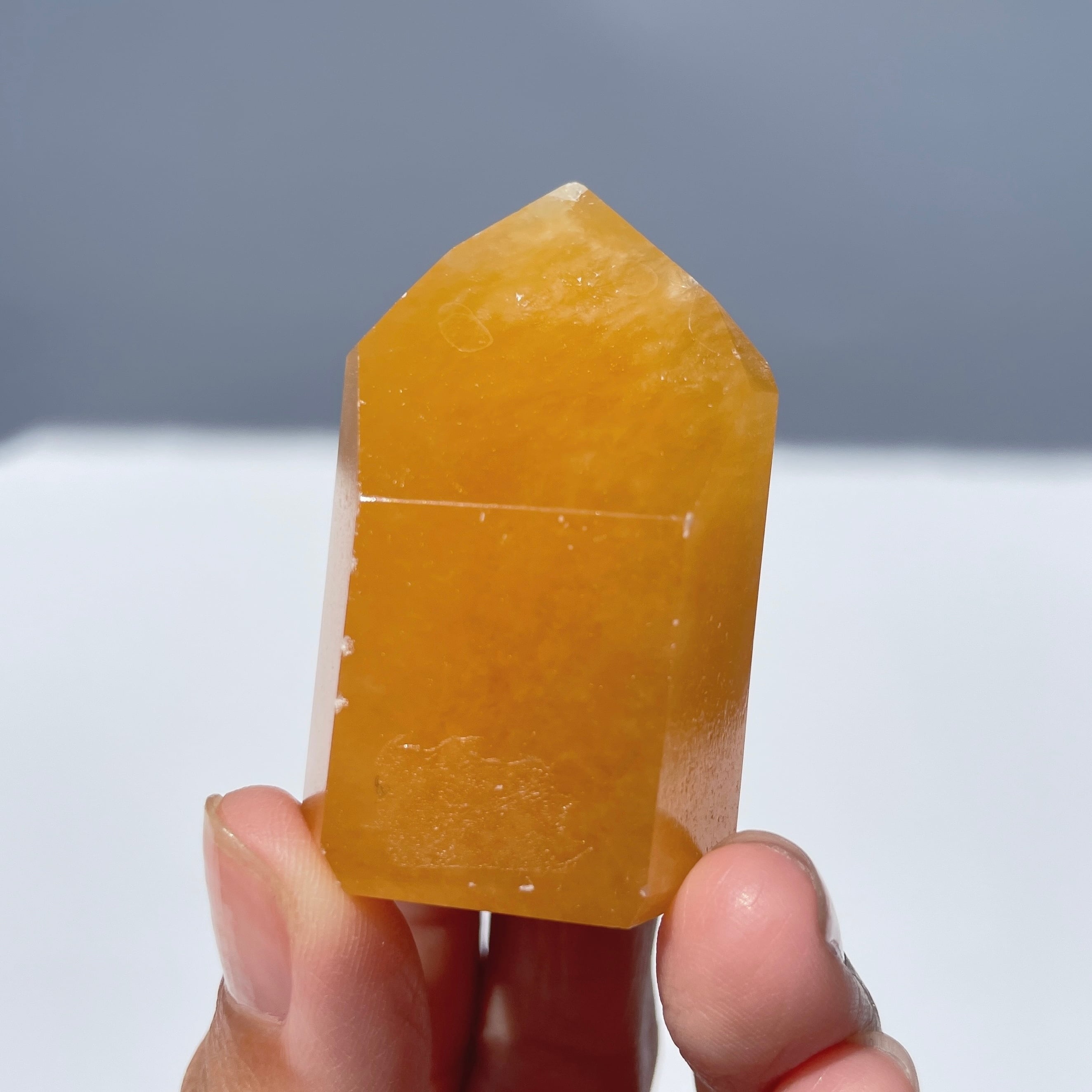 オレンジカルサイト タワー型01◇ Orange Calcite ◇天然石・鉱物