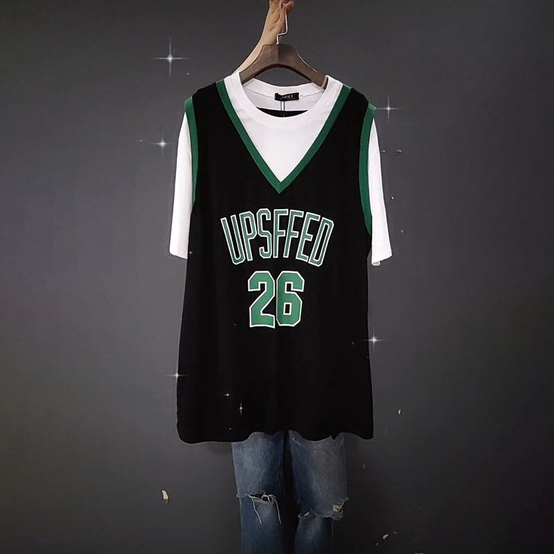 サマーTシャツ シャツ ルーズ薄手 大きめサイズ 夏物 ミックスインファッション35116591969