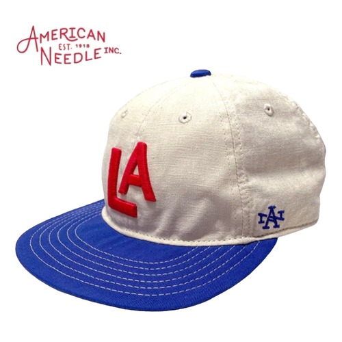 American Needle BB cap "LINE OUT IVORY-BLUE LOS"