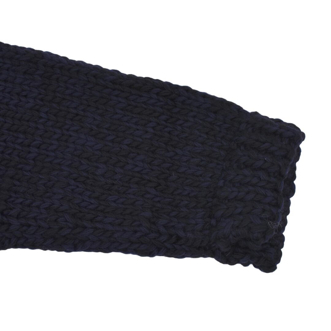 KIDILL】SKULL SKATE KNIT HAND KNITTED SWEATER(BLACK/NAVY) | AYIN