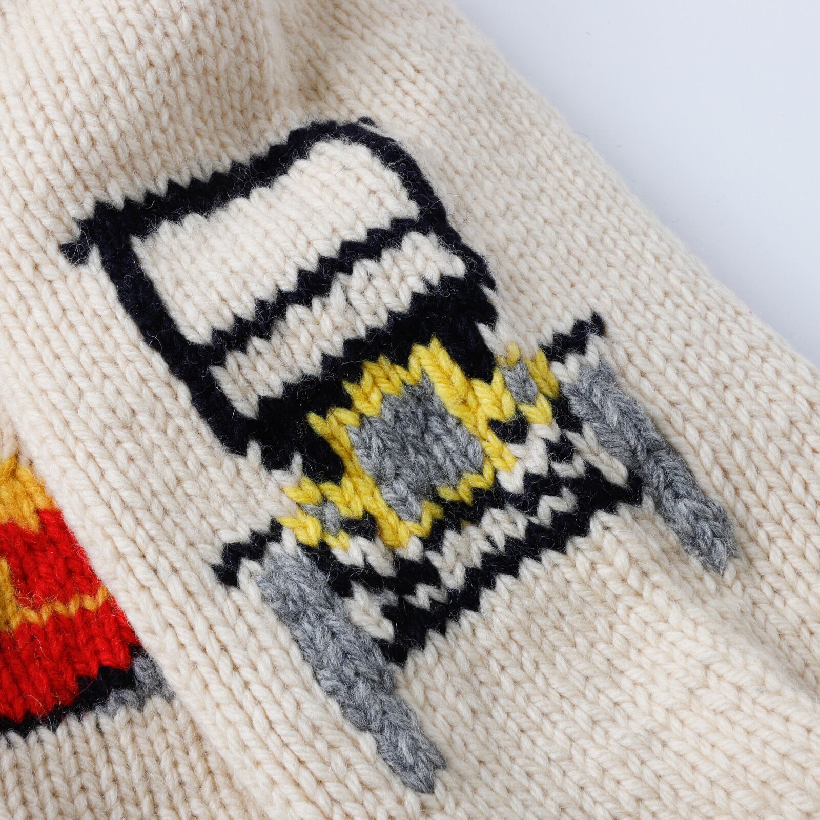 極美品】60s special cowichan knit sweater made in USA classic car 極美品】60s special cowichan knit sweater made in USA classic car