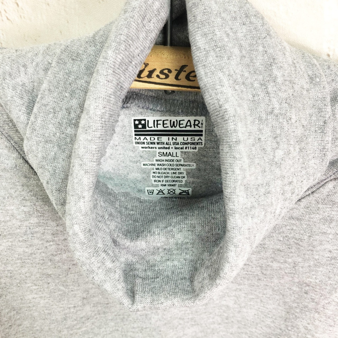 【LIFEWEAR(ライフウェア)】Made In USA TURTLENECK L/S Tee メイドインUSA タートルネックポケット