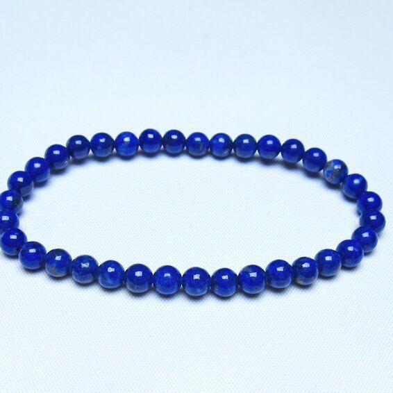 ラピスラズリ ブレスレット 5mm 一点物 メール便可 [M便 1/10] 111-48458