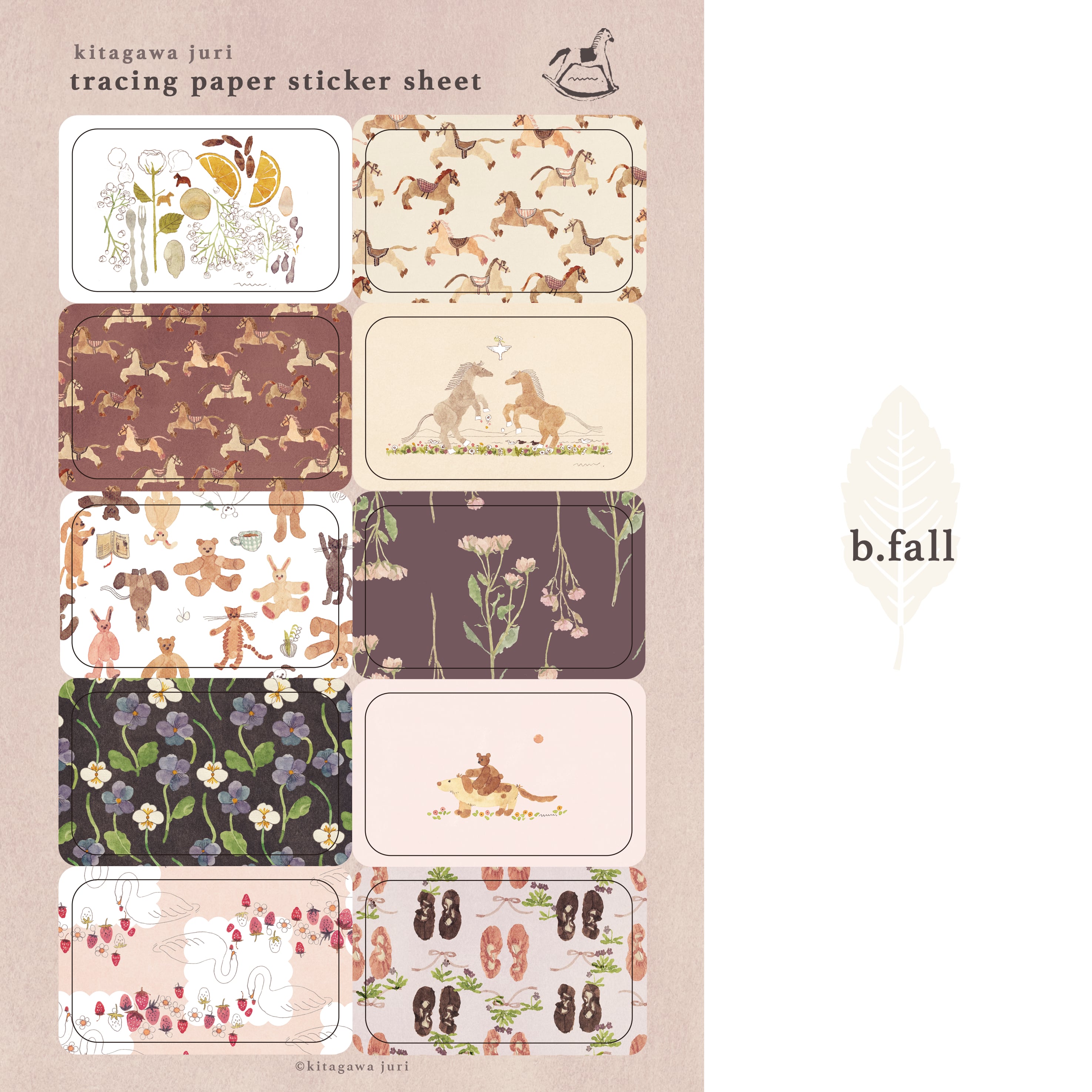 tracing paper sticker sheet