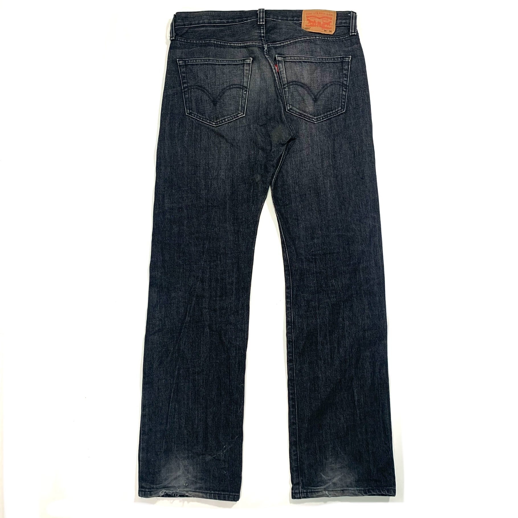 9362 リーバイス 501 ブラックデニム 先染め ストレート W34 | San