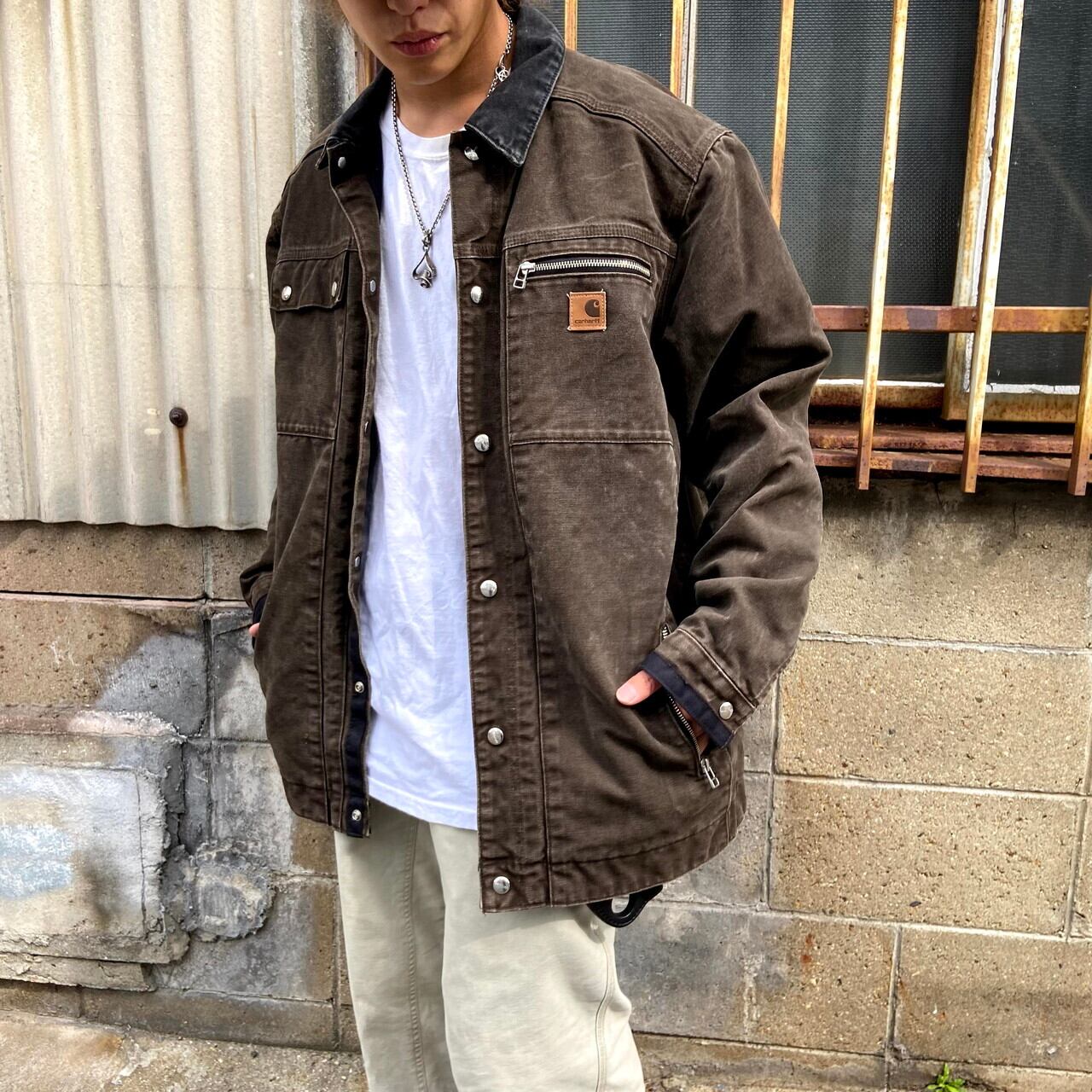 Old Supreme ダック地 ジャケットXL Carhartt