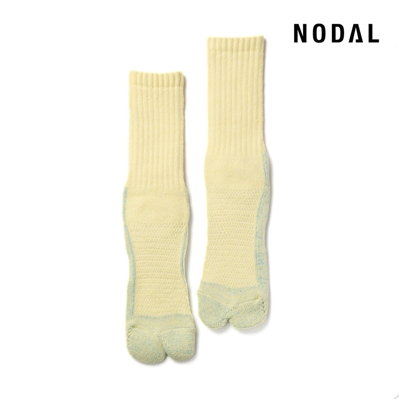 【DM便190円】NODAL 84N Wool Long Socks(PailYellow) ウールロングソックス