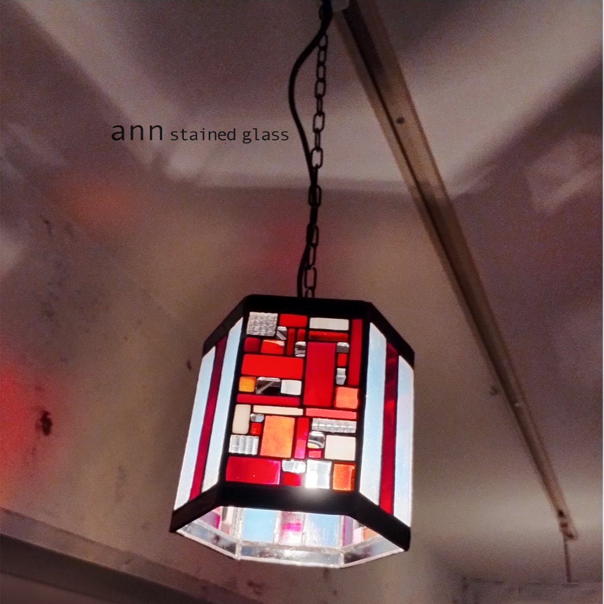 ステンドグラスランプ-R | ann stained glass