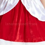 コスプレ服 サンタワンピース クリスマス 仮装 レディース かわいい セクシー サンタコス ミニ丈 半袖 パフスリーブ 赤 白 パーティー イベント ダンス 撮影用 コスチューム サンタクロース 冬  ch018