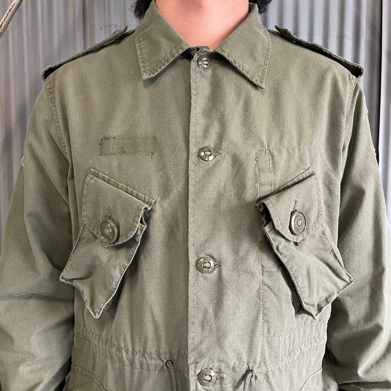 80年代 カナダ軍 MK2 ミリタリー フィールドジャケット シャツ 