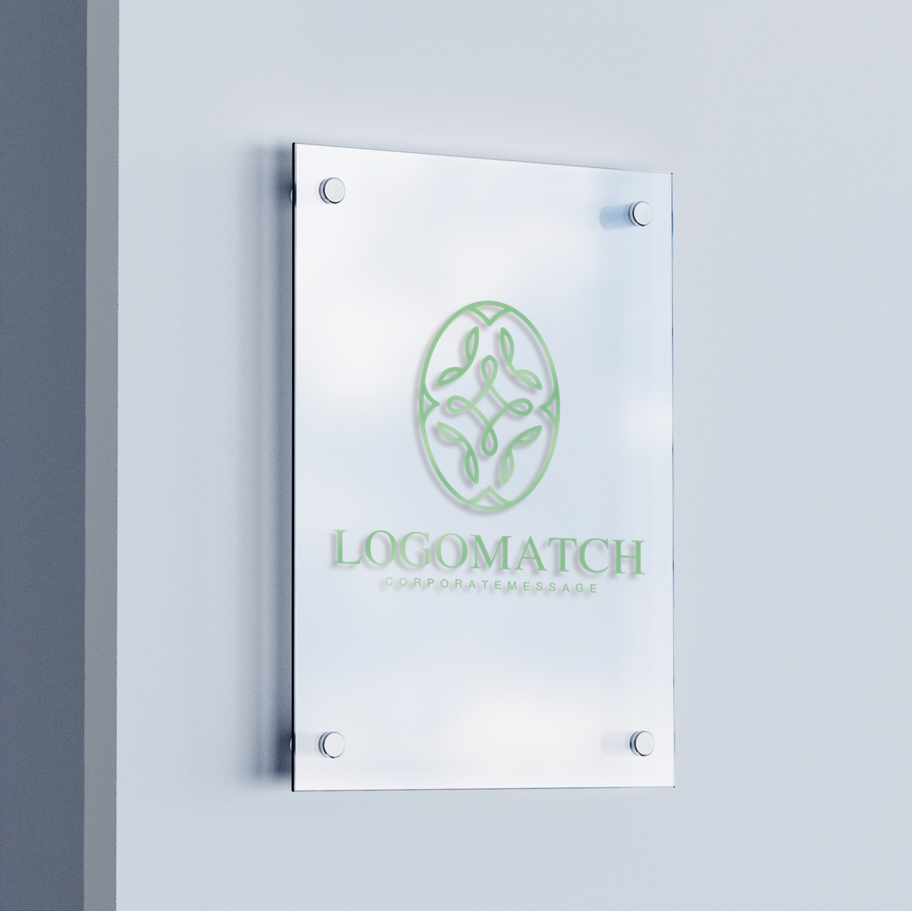 つながり広がる葉のロゴ