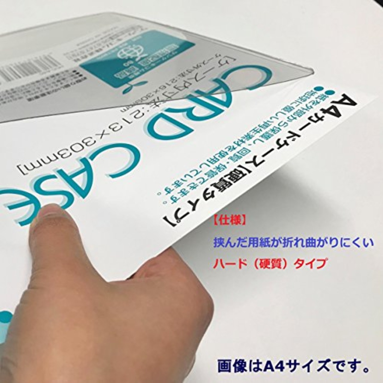 サンケーキコム カードケース ハードタイプ 再生PET 10枚セット B6 HCC-B6C-10