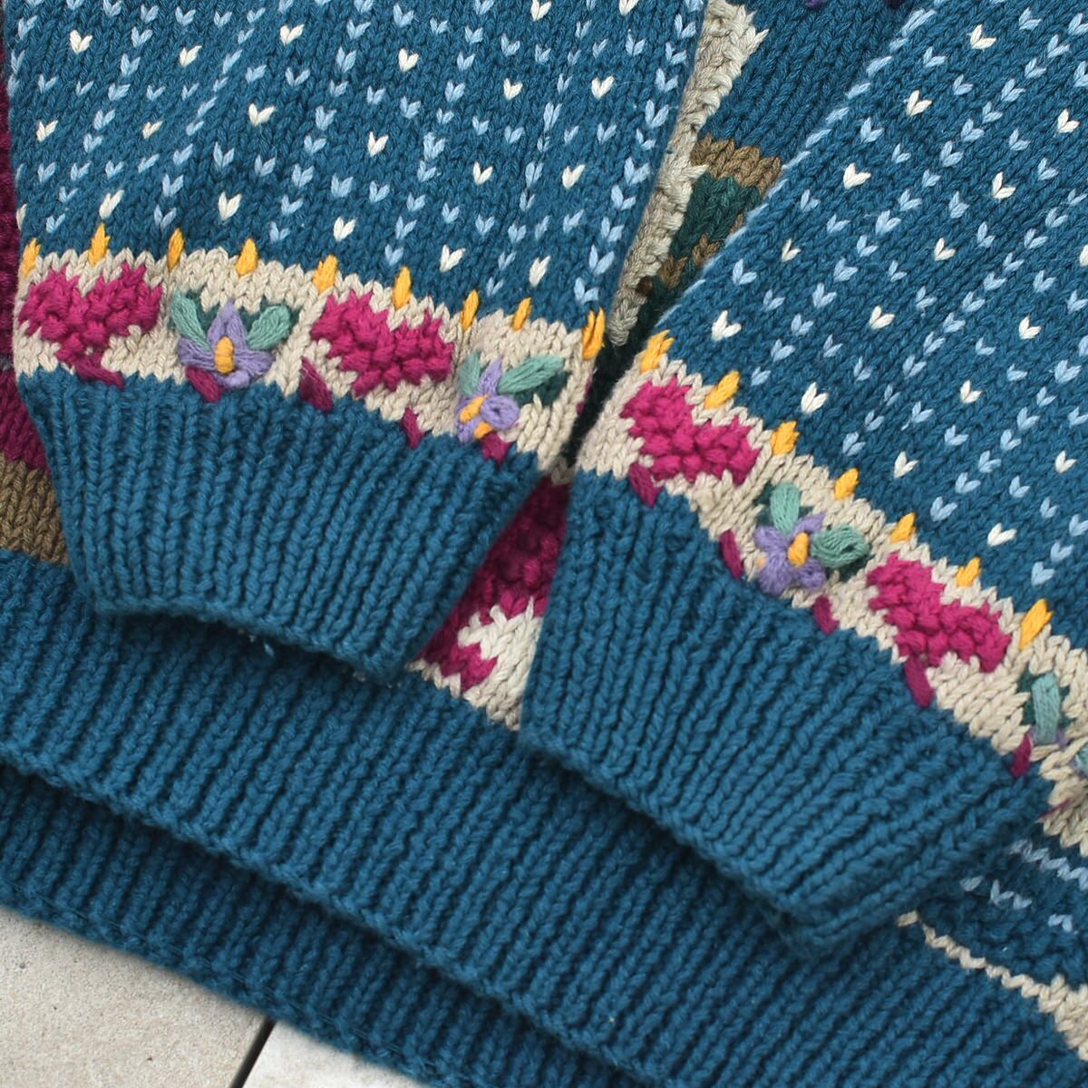 Signatures northern isle hand made knit | 古着屋 grin days memory