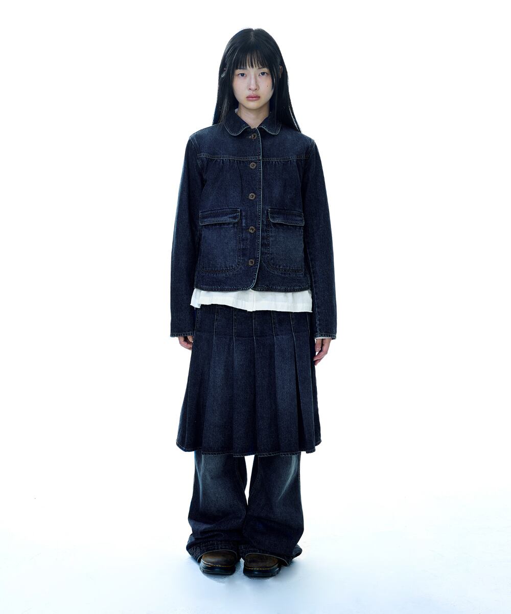 COYSEIO DEEP DENIM JACKET デニムジャケット COYSEIO] DEEP DENIM JACKET NAVY 正規品 韓国ブランド 韓国通販 韓国