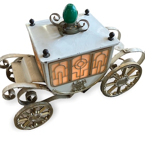 【ヴィンテージ レトロポップ 馬車デザインライト】