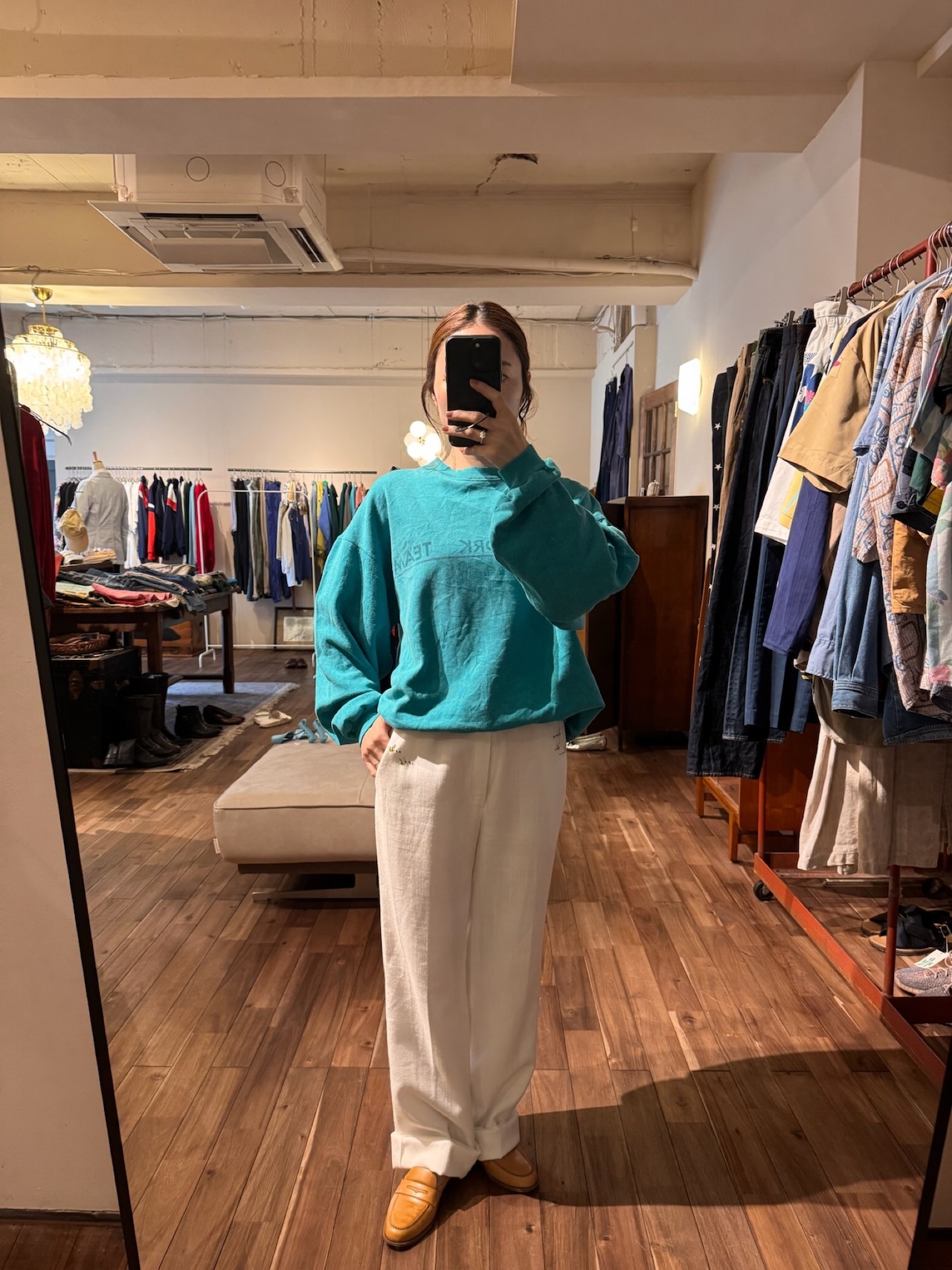 【90s】"NO WORK TEAM" Fuerteventura Sailboard Sweatshirt