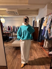【90s】"NO WORK TEAM" Fuerteventura Sailboard Sweatshirt