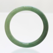 【内径 53mm】透明感ある翡翠バングル princess A貨翡翠 jd_bg1317