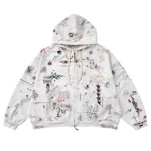 [CFIERCE] tears up sweatshirt jacket