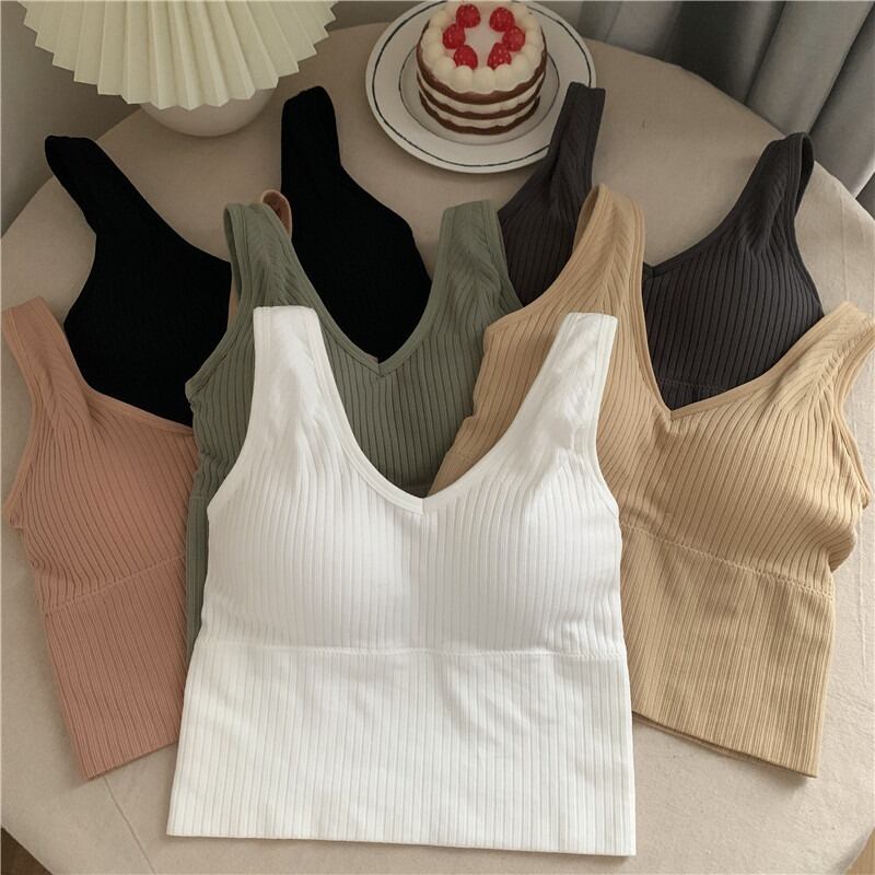 ショートスタイルスリムスプリングノースリーブソリッド カラートップス 春物 ソリッドカラー YY-ファッション61016564408