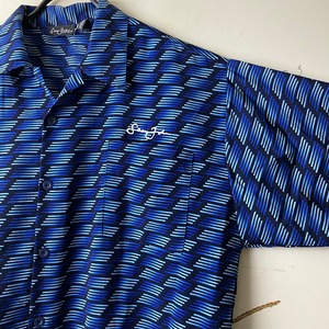 old SEAN JOHN geometric pattern oversized shirt