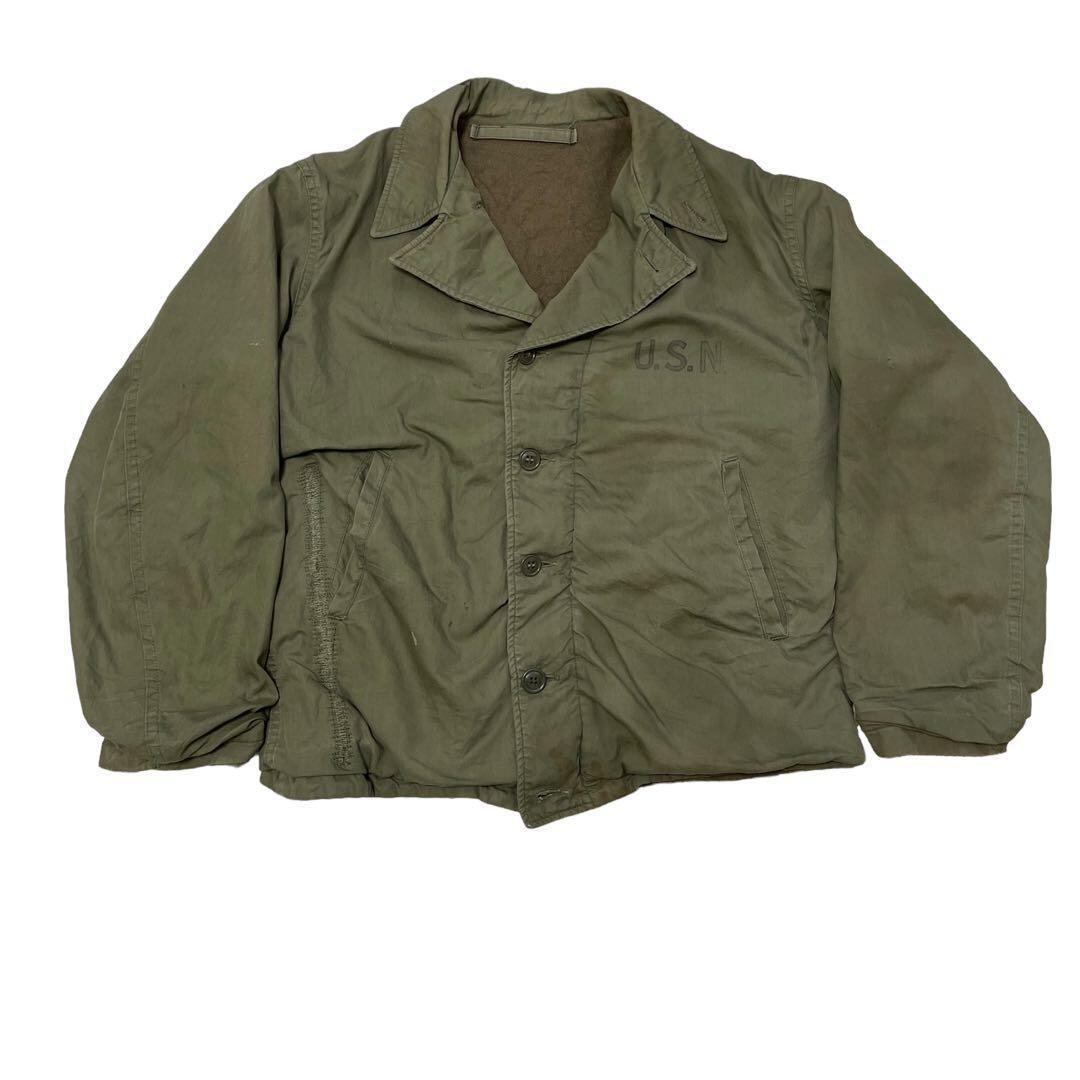 40s U.S.N N-4 デッキジャケット NAVY（40