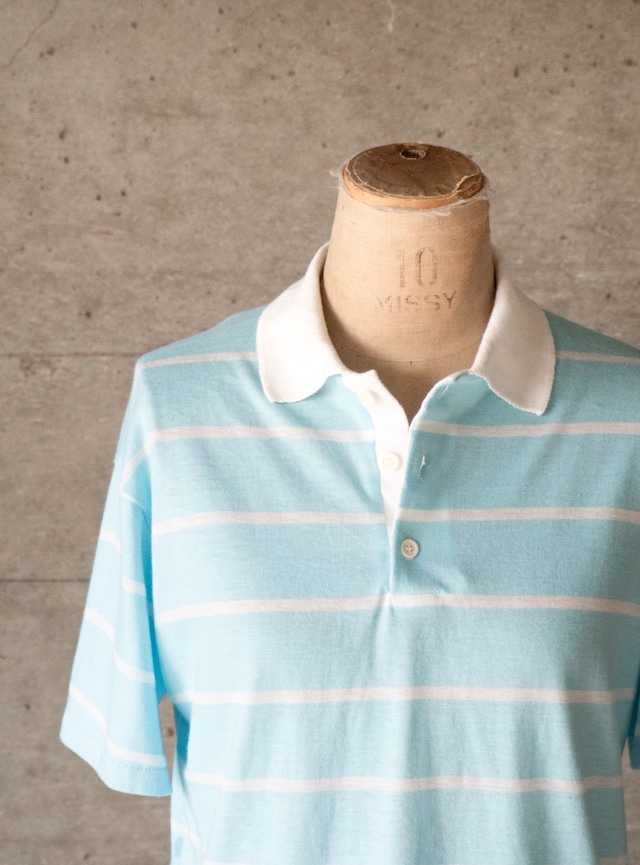 "PUT ON SHOP" 1970s Polo shirt