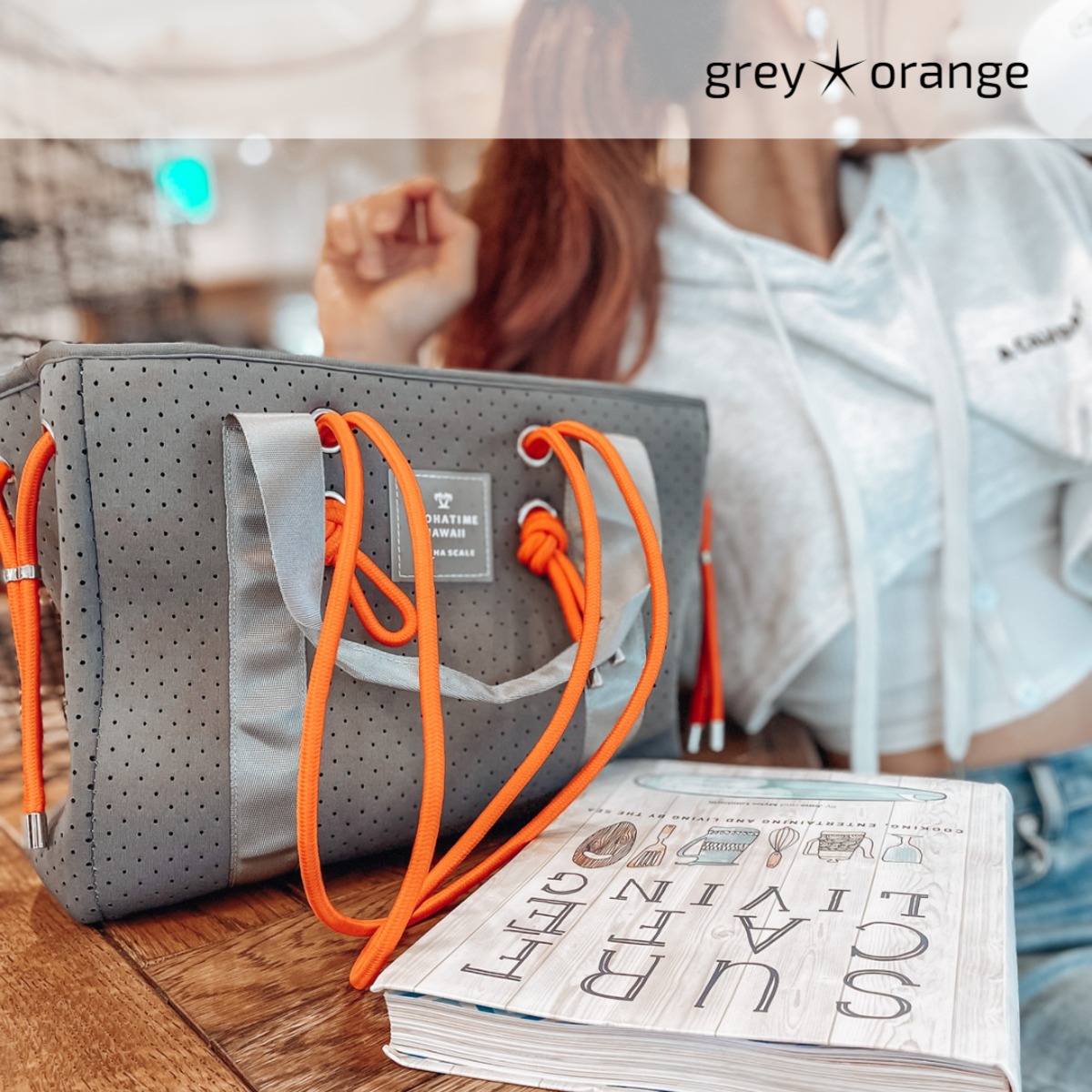 ネオプレン2WAYトート / グレー | ALOHA Scale