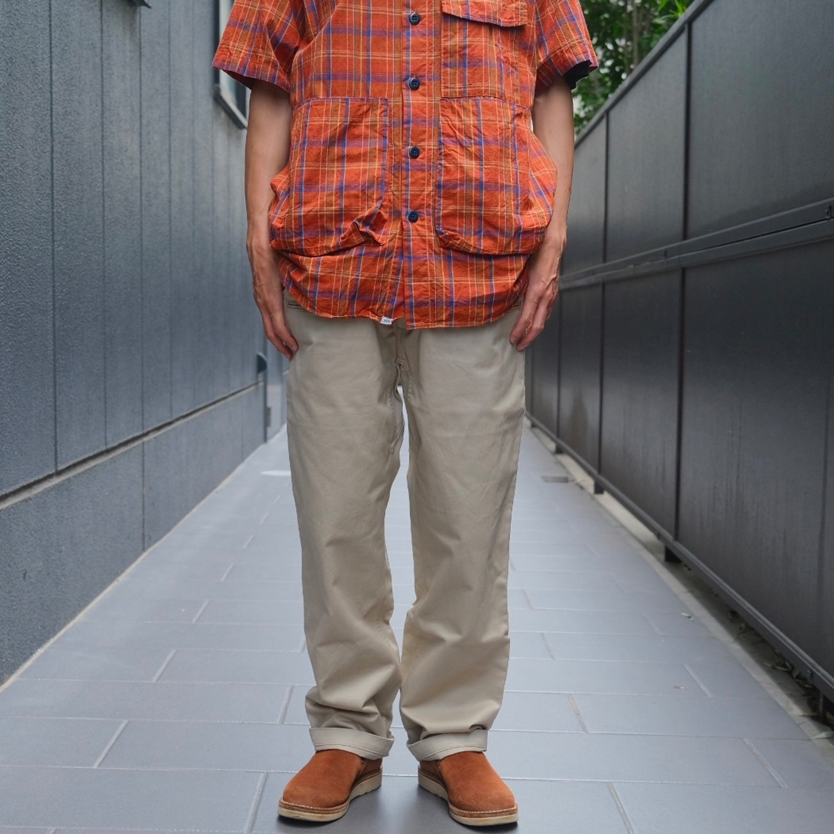 SASSAFRAS(ササフラス) / Wheel Barrow Pants-Khaki- (SF-242186) | Signs