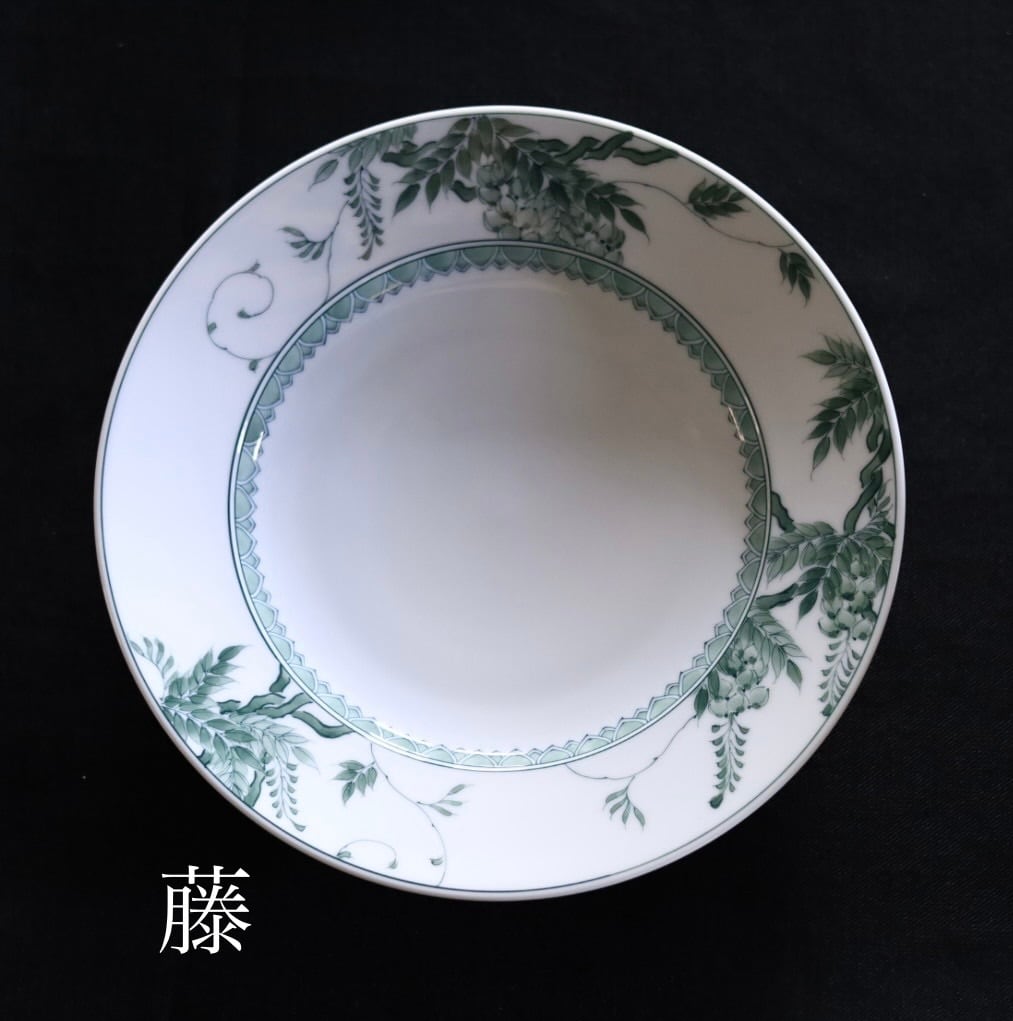 AS 平戸松山窯 クロム六彩花25プレート皿 | 芦屋貴兆陶家 online shop
