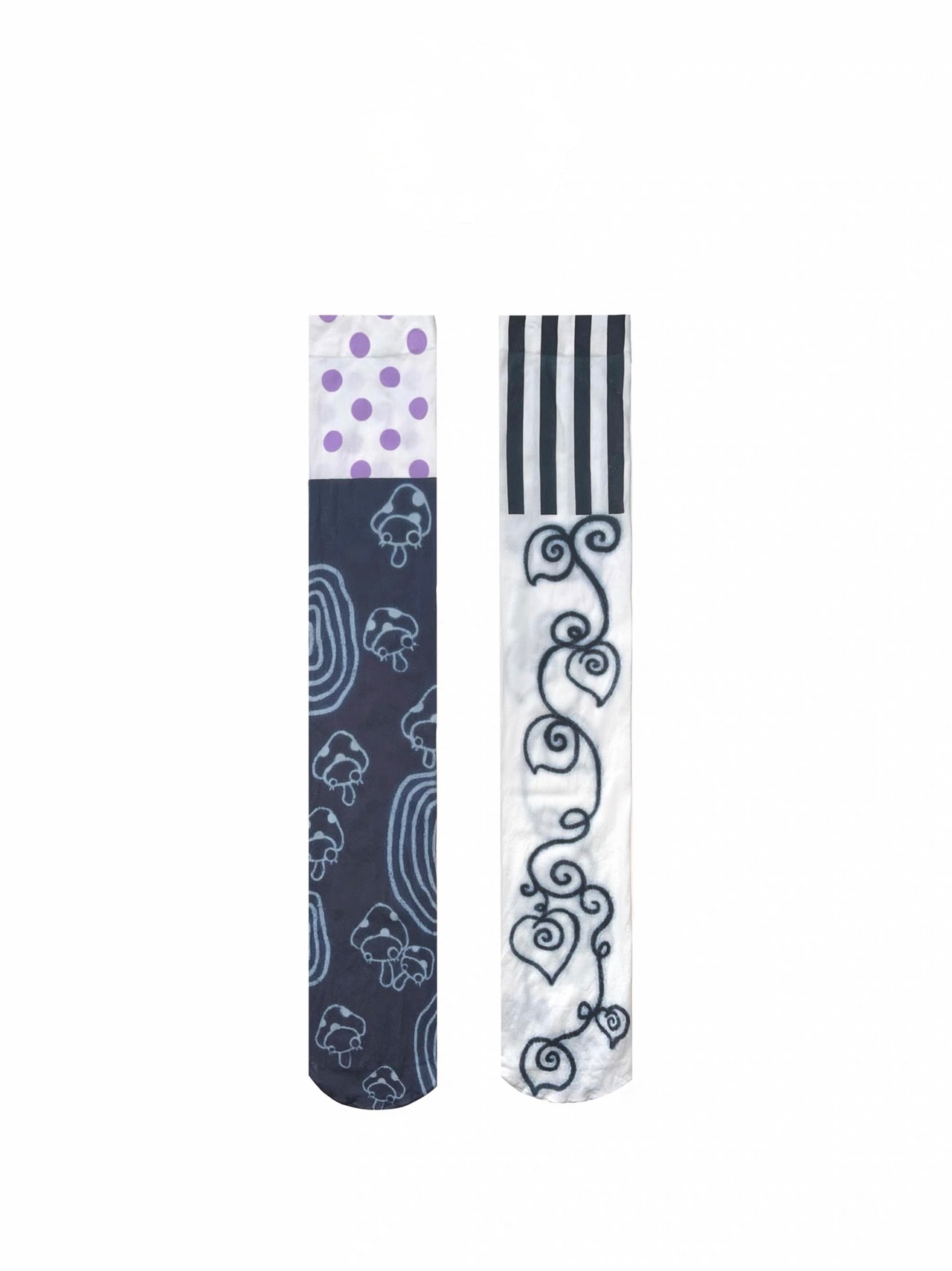 【Vestige】Printed Knee Socks