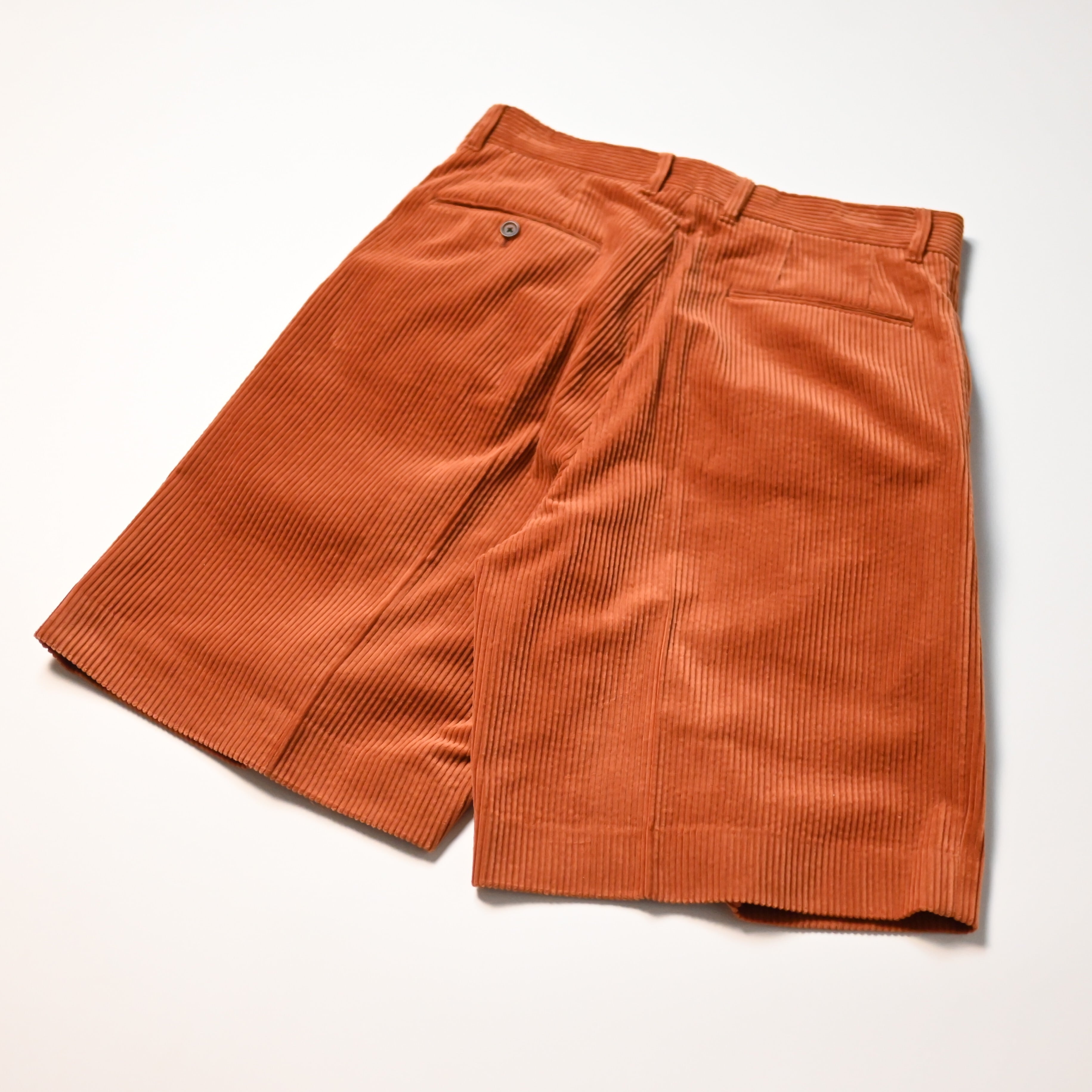 INTERIM / WIDE COTTON SUMMER CORDUROY DEADSTOCK FABRIC 2TUCK