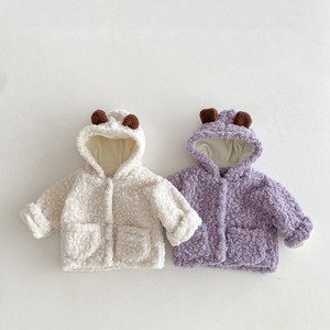 【BABY&KID】可愛い熊さんもこもこアウター