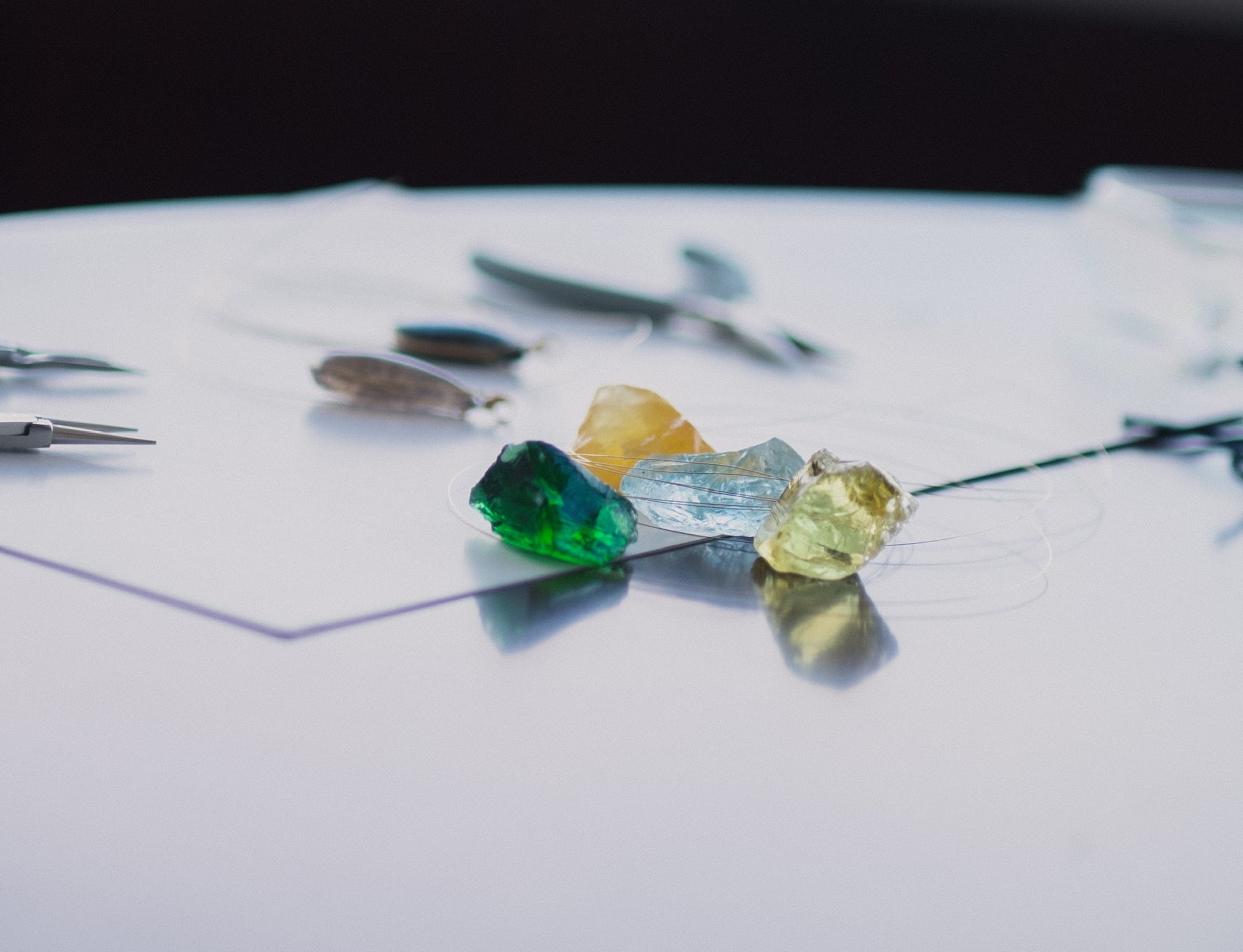 デンドリティック アゲート 女神巻きペンダントトップ Dendritic agate