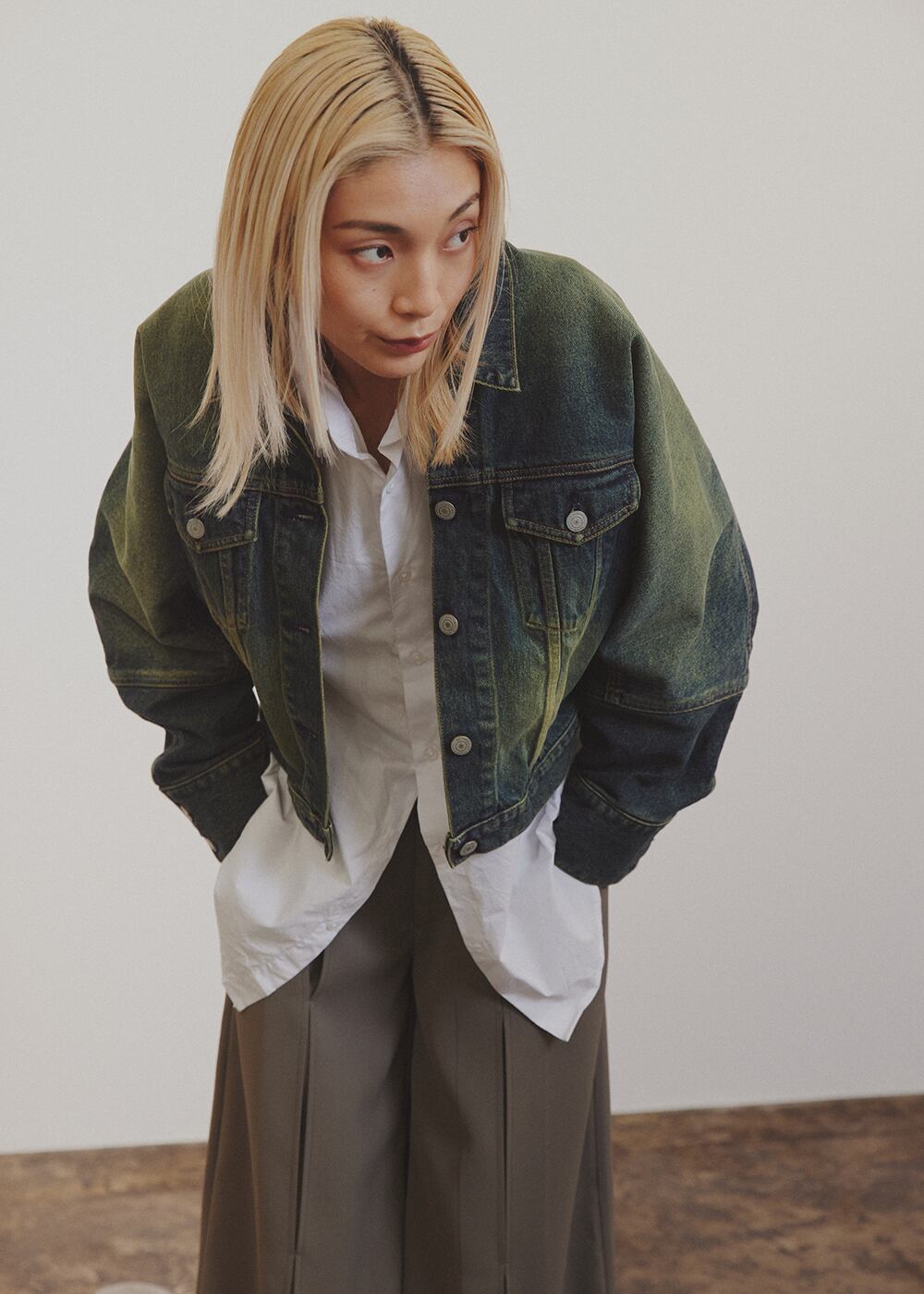 INDIGO DENIM JACKET（INDIGO / F） | IUNLEASH