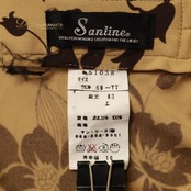 社交ダンス 衣装 Sanline サンリーヌ スカート レッスンウェア ベージュ系 ブラウン系 茶 花柄 植物柄 華やか かわいい おしゃれ 上品 大人っぽい ダンス レッスン 練習 ダンス衣装 練習着 社交ダンス衣装 フレアスカート ふんわり 軽やか