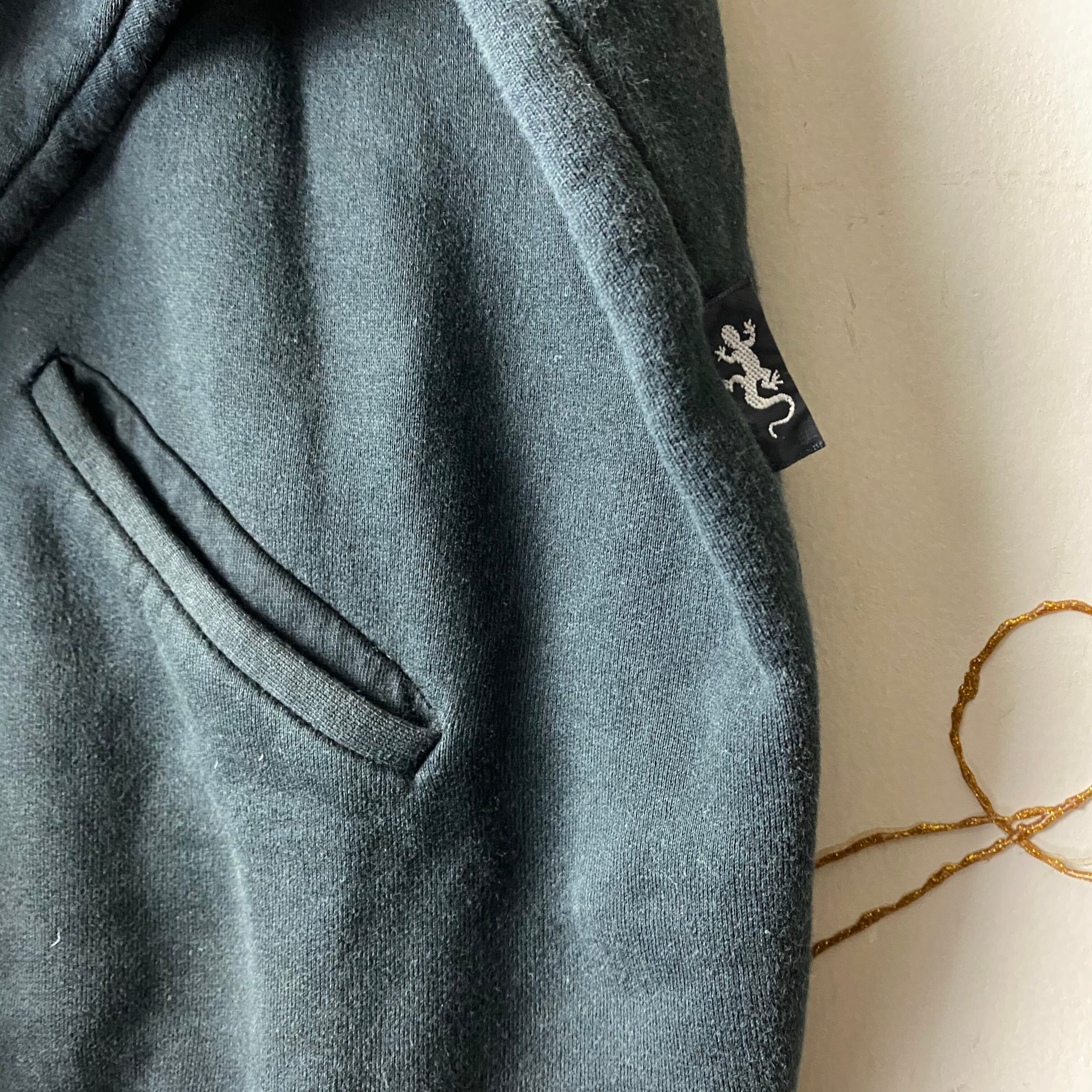 AGNES B.HOMME black sweat blouson | NOIR ONLINE