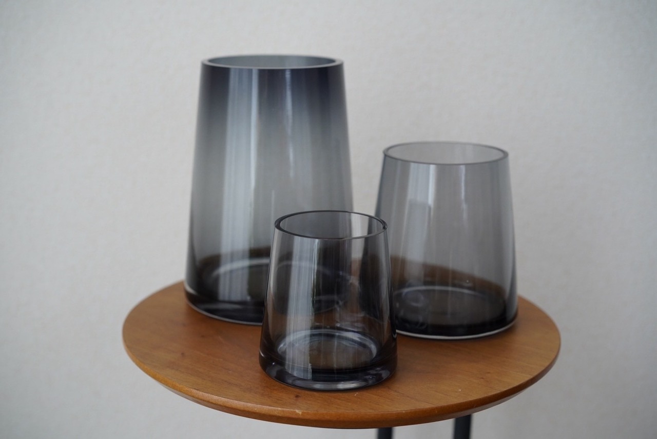 フラワーベース ガラス 透明 M conicaglass 777-752-810